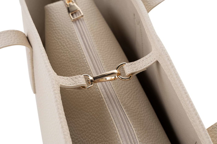 Lucky Bees Bolsa Tote Color Crema